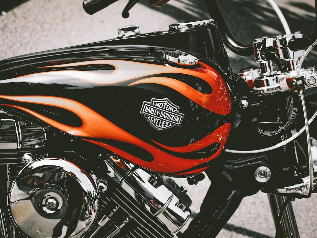 Revving Harley Davidson's Image | Simplisk