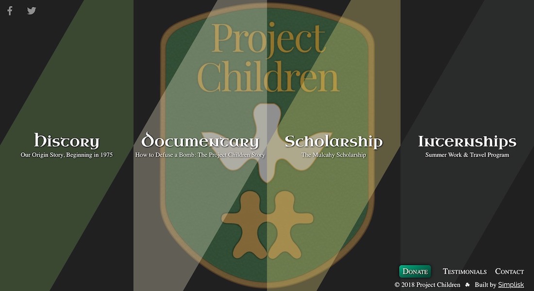 Project Children Website Design
